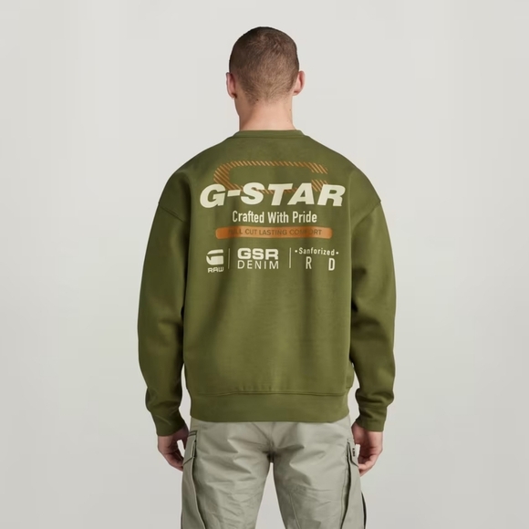 G-Star Other - G-Star Raw Old Skool Back Graphic Loose Sweater